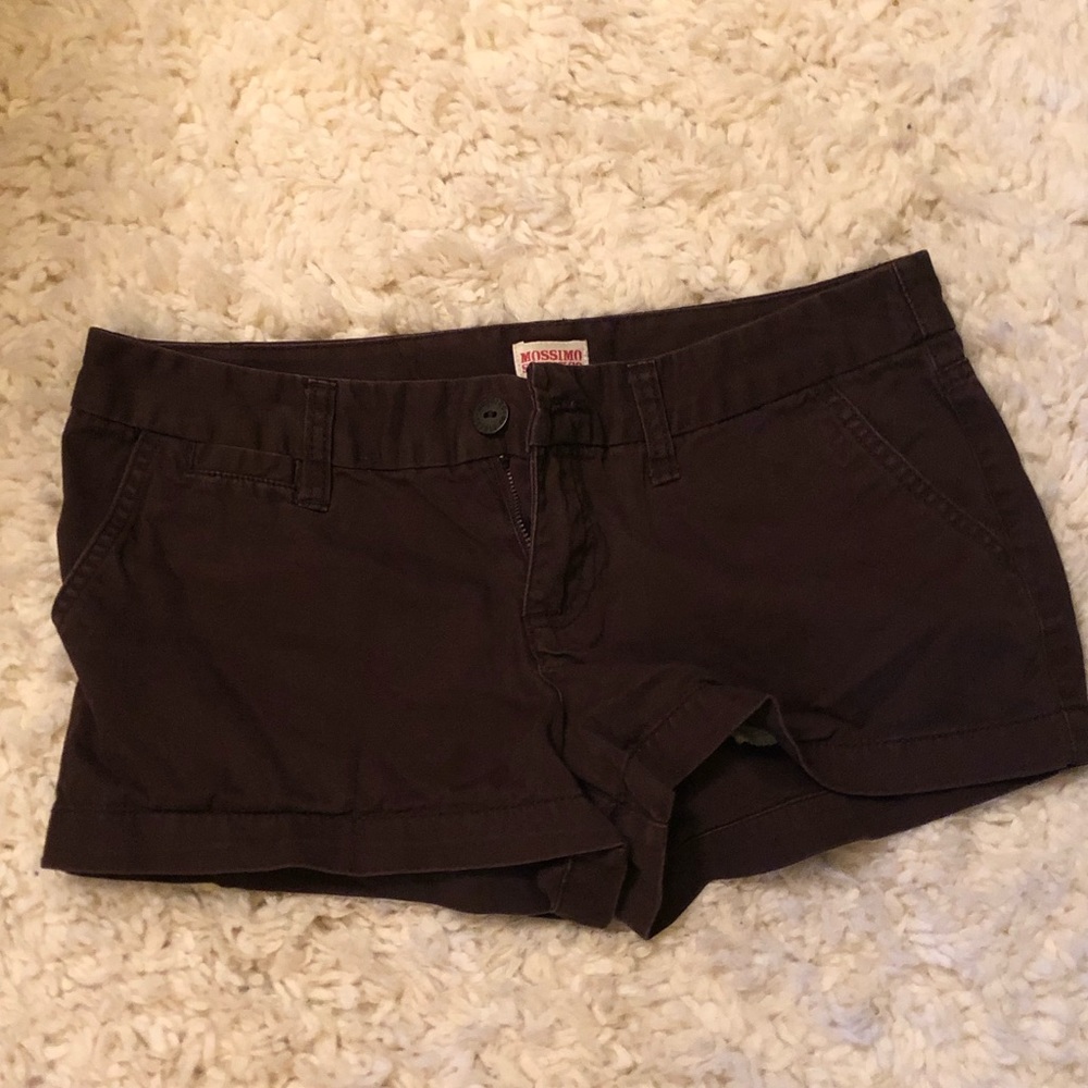 Juniors brown Mossimo Supply co shorts